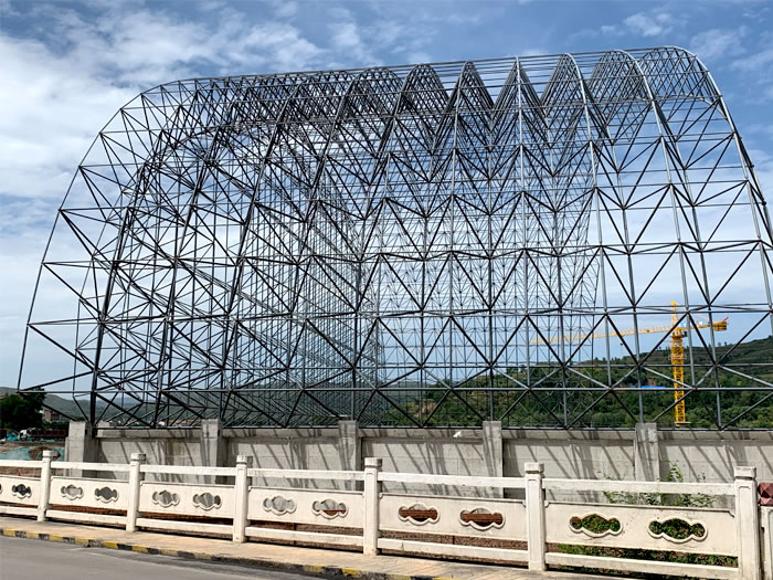 吴忠山寨矿储煤棚网架